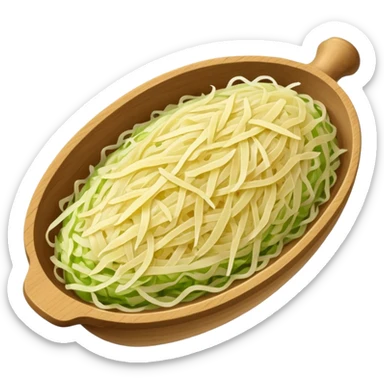 saurkraut but bigger and longer sticker