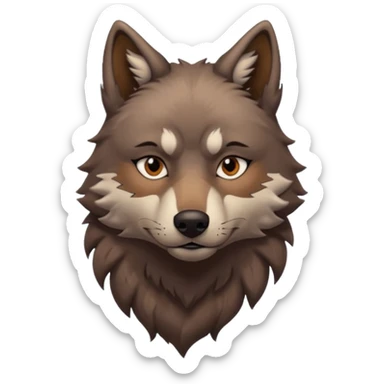 tatoos wolf, sleepy sticker