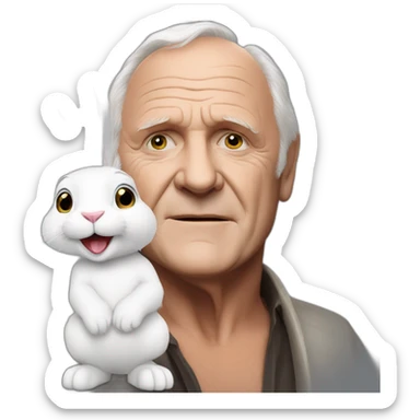 anthony-hopkins-rabbit sticker