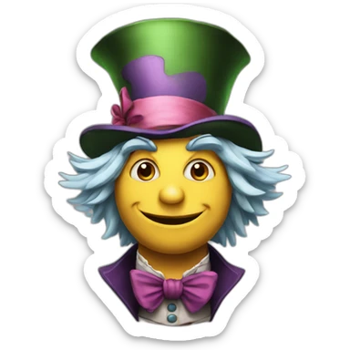 Mad Hatter sticker
