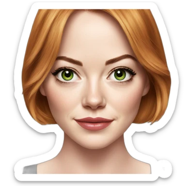 Emma stone sticker