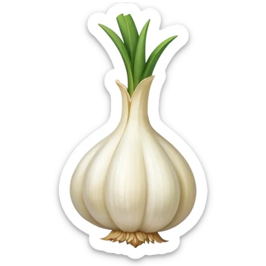 a clove of garlic sticker