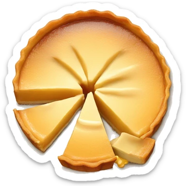 Flan  sticker