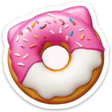 Hello kitty donut sticker
