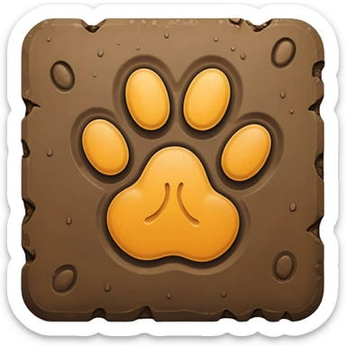 paw print sticker