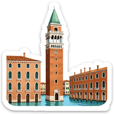  Campanilen Venice sticker