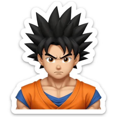 I need an emoji of character goku sticker