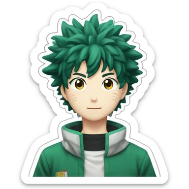 Izuku in sukuna sticker