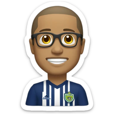 Roberto Carlos qui frappe sticker