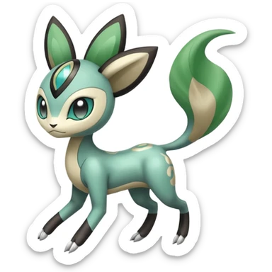 Meloetta-Inteleon-Gabite-Trico-Pokémon-Fakémon-fusion-hybrid-creature sticker