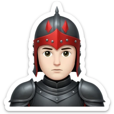 Chevalier noir sticker