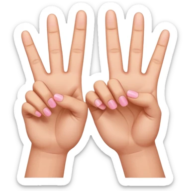Put this emoji 🤙🏻 and this one 🤙🏻 next to eachother and make the pinky’s touch  sticker