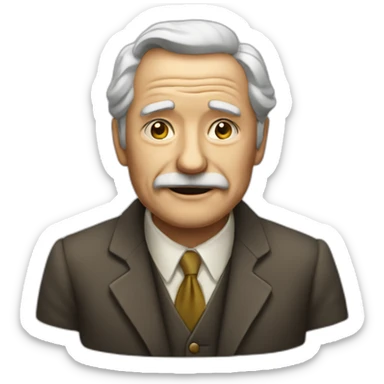 Old money man sticker