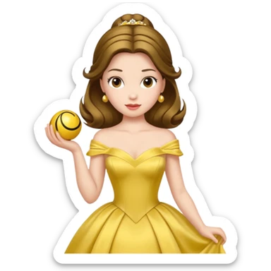 Belle from Beauty and the Beast sticker