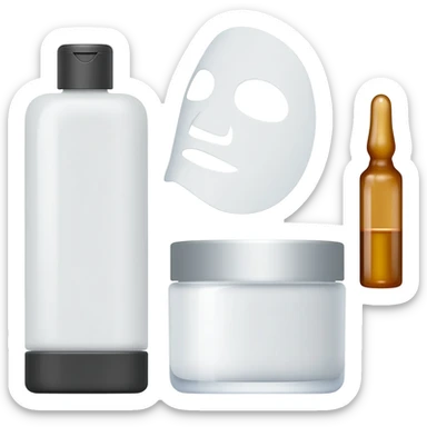 Skin care products sticker