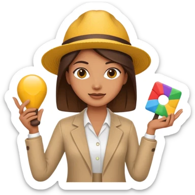 marketing agent designer with props

 sticker