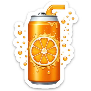 energy drink citrus explosion sticker