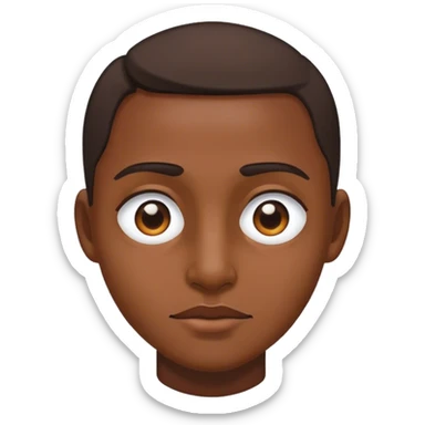 Same as before but with black where the tan in around the eyes sticker