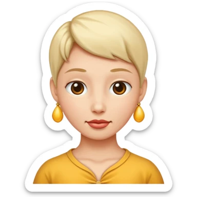 pescoço alargado parecendo uma bola sticker