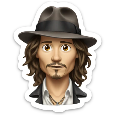 Johnny depp  sticker