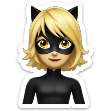 cat noir miraculous sticker