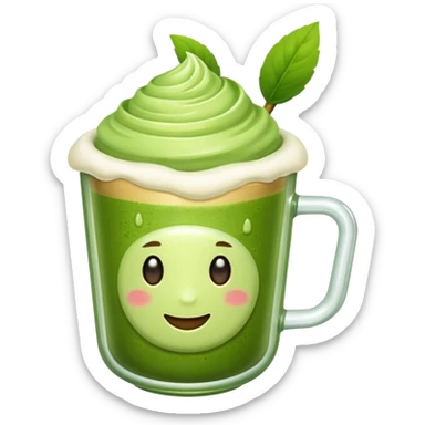 Matcha emoji sticker