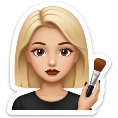 think about it girl cosmetology sticker