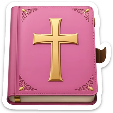 Biblia rosa sticker