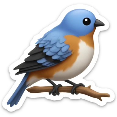 Song bird sticker