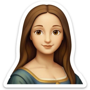Mona Lisa aesthetic  sticker