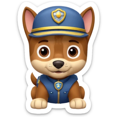 Ruben de la part patrouille fait ruben de la pat patrouille  sticker