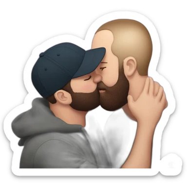 tom segura kissing bert kreischer sticker