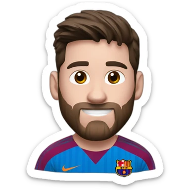 Messi en Inter de miami sticker