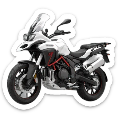 Benelli trk 502 blanca sticker