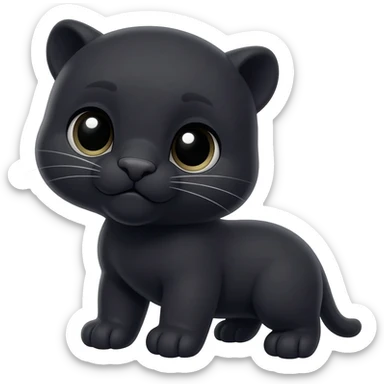 Baby black Pantera sticker