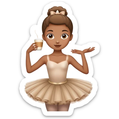 A ballerina cappuccina sticker
