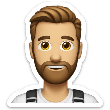man-with-brown-beard-slicked-hair-and-suspenders sticker