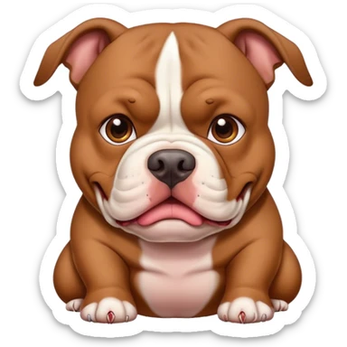 Américain Bully xxl marro  sticker