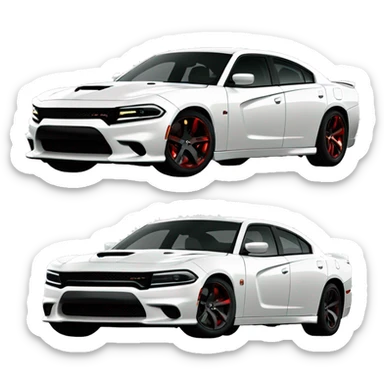 dodge charger hellcat sticker
