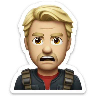 Angry canadian sticker