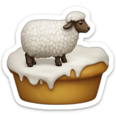 Mouton sur un tortu sticker