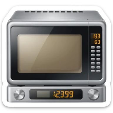microwave oven emoji style sticker