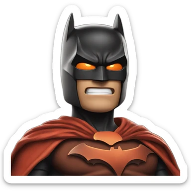 Volcano batman sticker