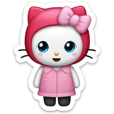 I want something that looks like hello kitty sticker