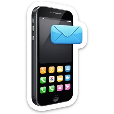 celular com tela desligada sticker