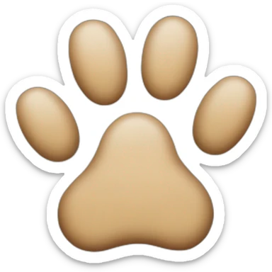 Dog paws  sticker