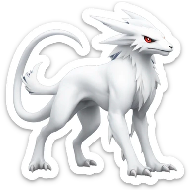 Edgy Cool Nargacuga-Absol-Pokémon Full Body Detailed High Quality sticker