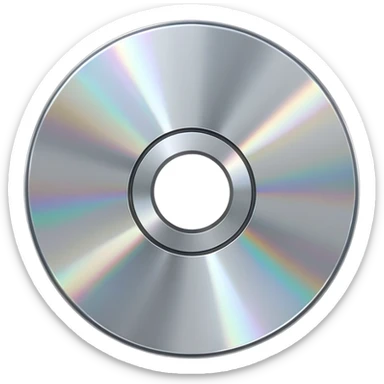 CD disk sticker