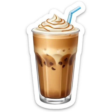 iced coffee latte sticker