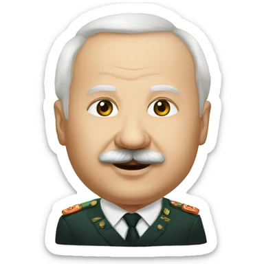 Lukashenko with potato sticker